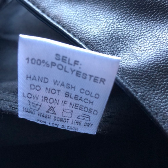 BLUE BLUSH Vegan Leather Pants | medium - Picture 8 of 10